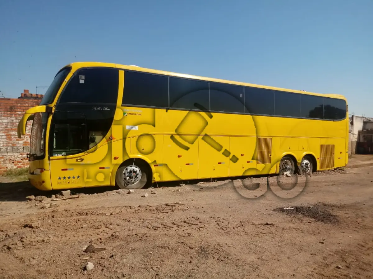 LOTE 025 - ÔNIBUS VOLVO/MARCOPOLO PARADISO LDR Ano/modelo: 2000/2001