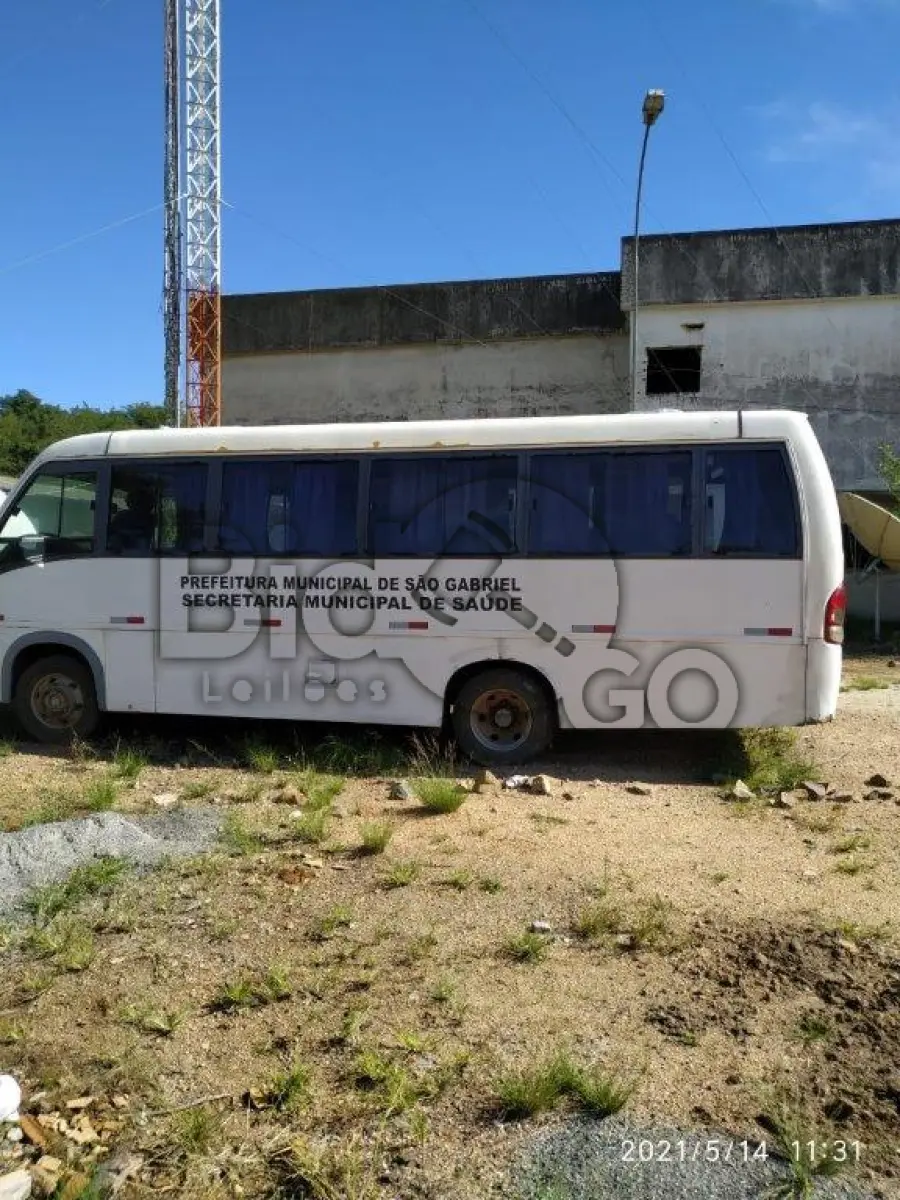 LOTE 001 - MICRO ÔNIBUS MARCOPOLO VOLARE V8 MO, 20 PAS,