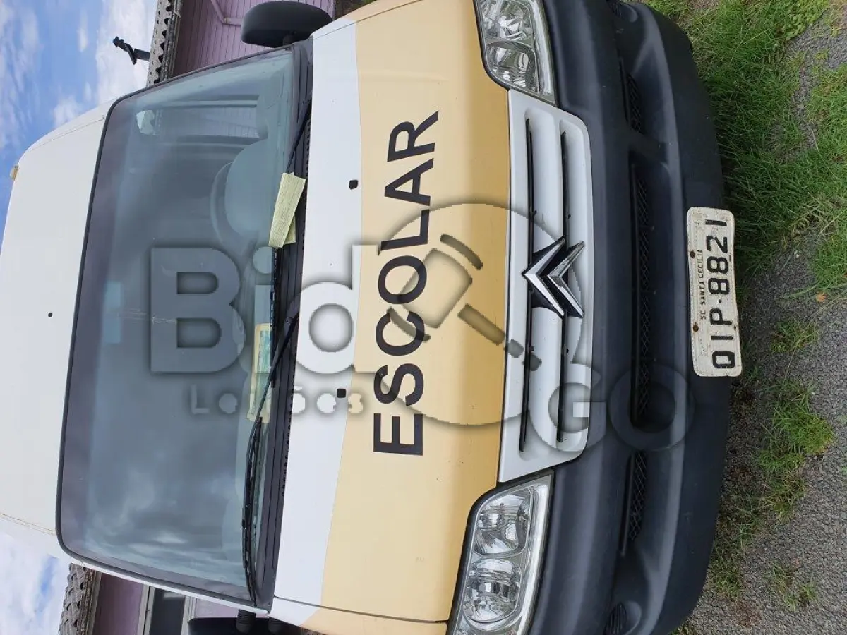 LOTE 007 - Microonibus, marca Citroen, modelo Jumper Reves ESC Nacional, ano 2016
