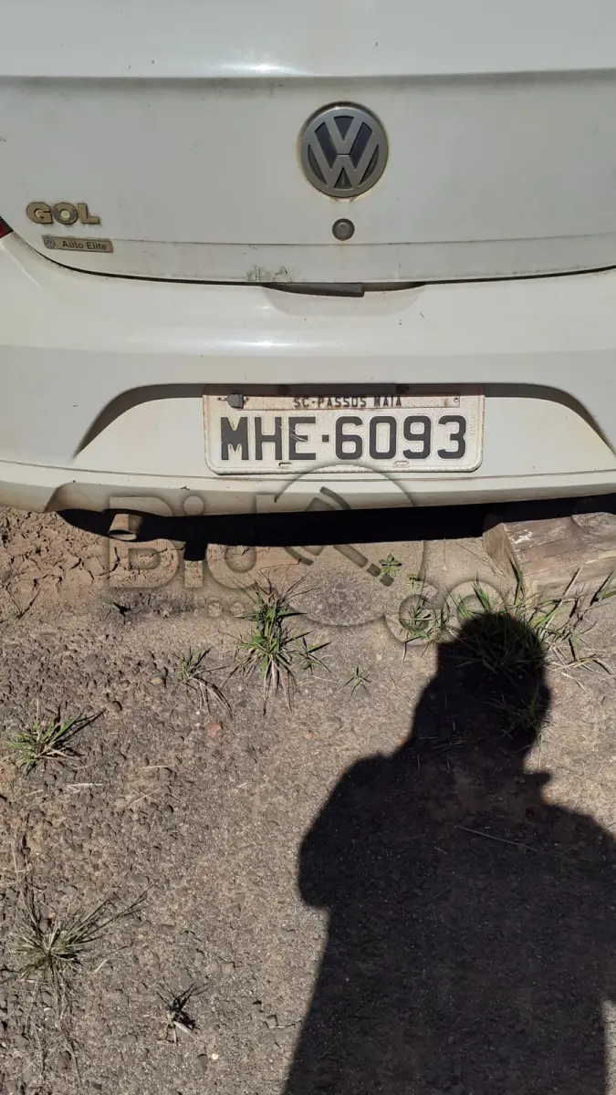 LOTE 012 - AUTOMOVEL VW/GOL 1.0, Fabricação/Modelo: 2009/2009