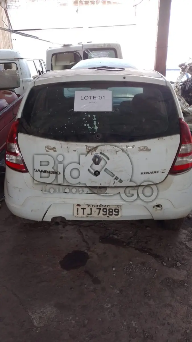 LOTE 001 - Renault Sandero, MOD. Sandero, ano 2012