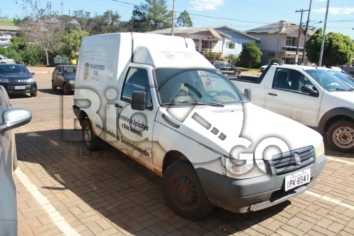 LOTE 004 - Um Automóvel Camionete Furgão- marca Fiat modelo Fiorino Flex, ano/modelo 2008/2009