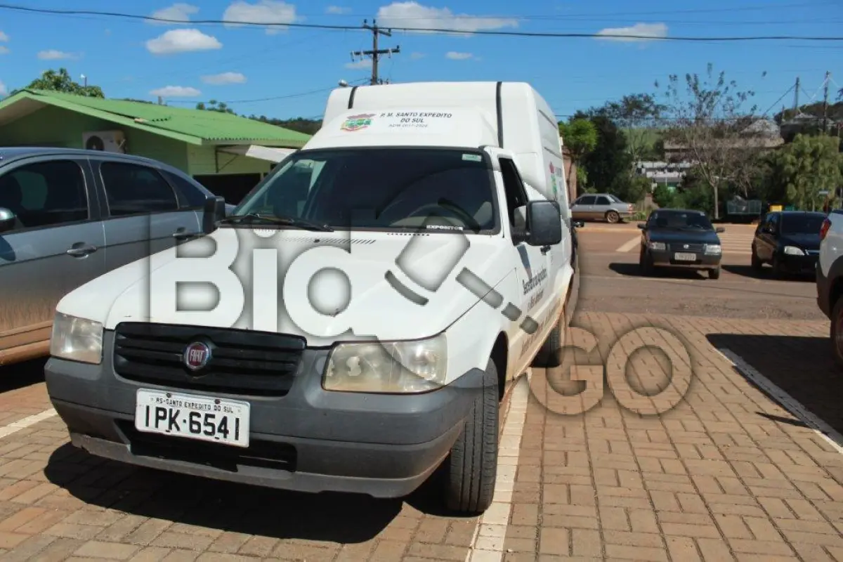 LOTE 004 - Um Automóvel Camionete Furgão- marca Fiat modelo Fiorino Flex, ano/modelo 2008/2009