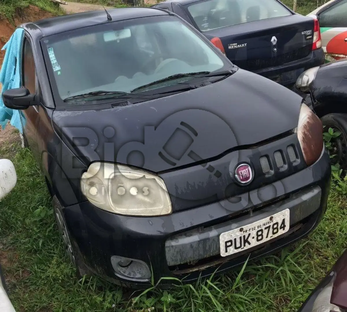 LOTE 016 - Espécie: PASSAGEIRO / Marca: FIAT / Modelo: UNO VIVACE 1.0 / Placa: PUK8H84   /   UF: PR / Município: Foz do Iguaçu / Ano fabricação: 2014 / Ano modelo: 2014 / Cor: PRETA / Chassi: 9BD195152E0611825 / Motor: 310A10112160663 / RENAVAM:01165111168