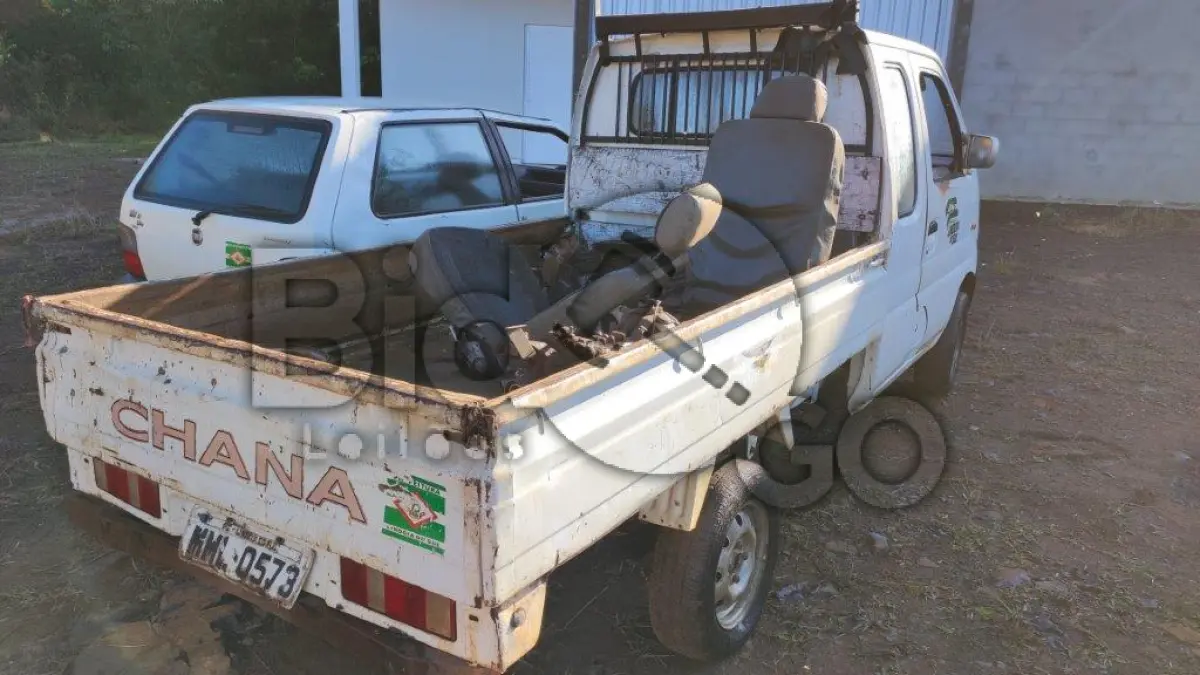 LOTE 008 - CAMINHONETE I/CHANGAN CHANA SC1026W, Fabricação/Modelo: 2011/2012