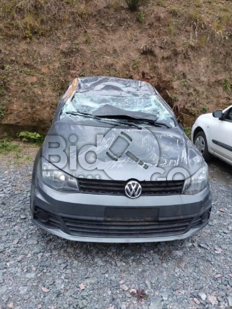 LOTE 048 - SUCATA - Espécie: PASSAGEIRO / Marca: VW / Modelo: NOVO GOL TL MBV / Placa: QOH7233 / UF: SC / Município: São Bento do Sul / Ano fabricação: 2018 / Ano modelo: 2018 / Cor: CINZA / Chassi: 9BWAB45U5JT154632 / Motor: CCRAE1433 / RENAVAM: 01152282368
