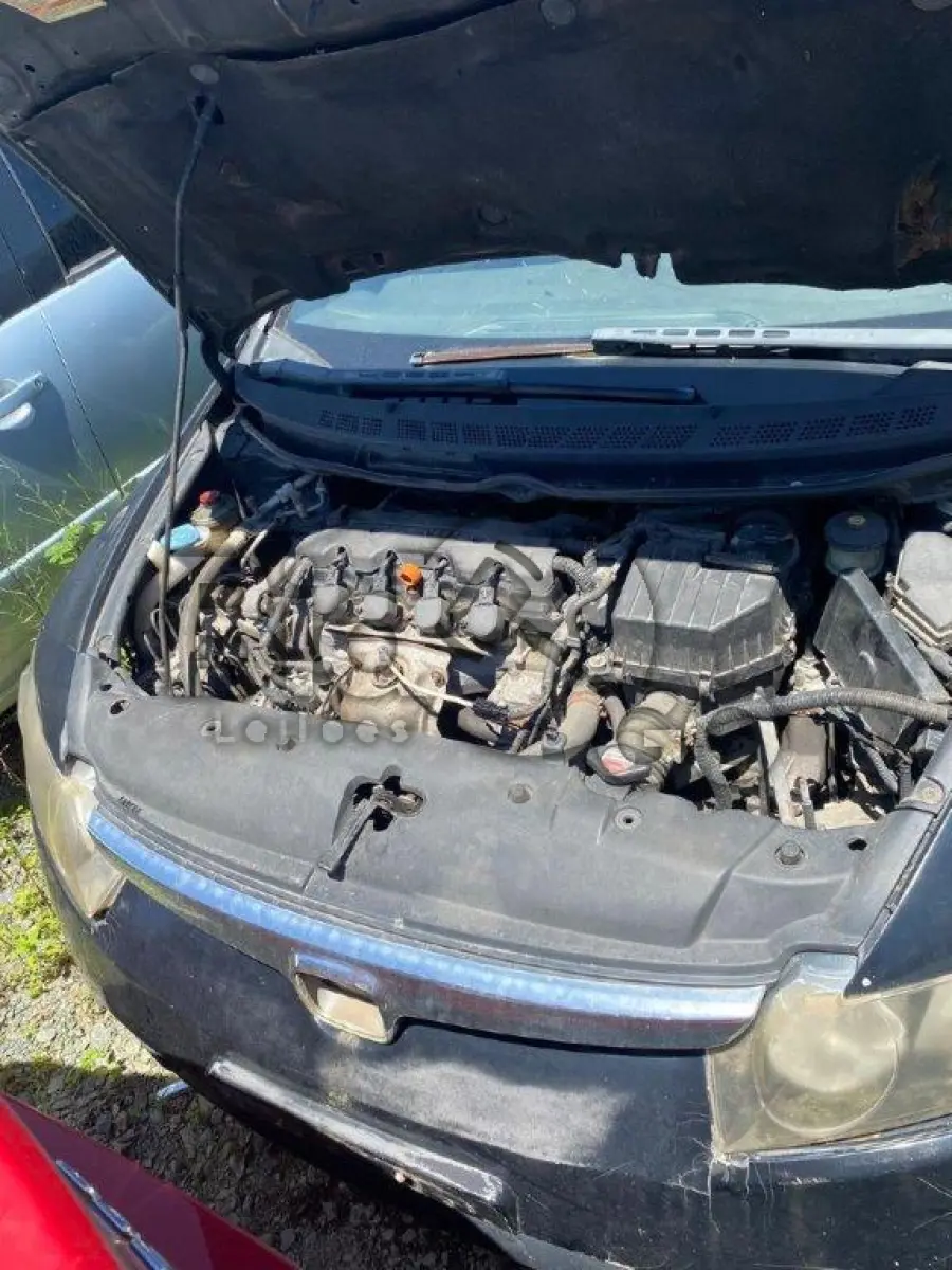 LOTE 036 - Espécie: PASSAGEIRO / Marca: HONDA / Modelo: CIVIC LXS FLEX / Placa: EEG7338 / UF: SC / Município: Jaraguá do Sul / Ano fabricação: 2008 / Ano modelo: 2008 / Cor: PRETA / Chassi: 93HFA65408Z244126 / Motor: R18A68244107 / RENAVAM: 00984316280