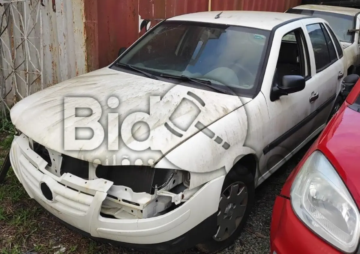 LOTE 059 - Espécie: PASSAGEIRO / Marca: VW / Modelo: GOL 1.0 / Placa: NGR6907 / UF: PR / Município: São José dos Pinhais / Ano fabricação: 2007 / Ano modelo: 2008 / Cor: BRANCA / Chassi: 9BWCA05W88T085130 / Motor: BNW333061 / RENAVAM: 00935905006