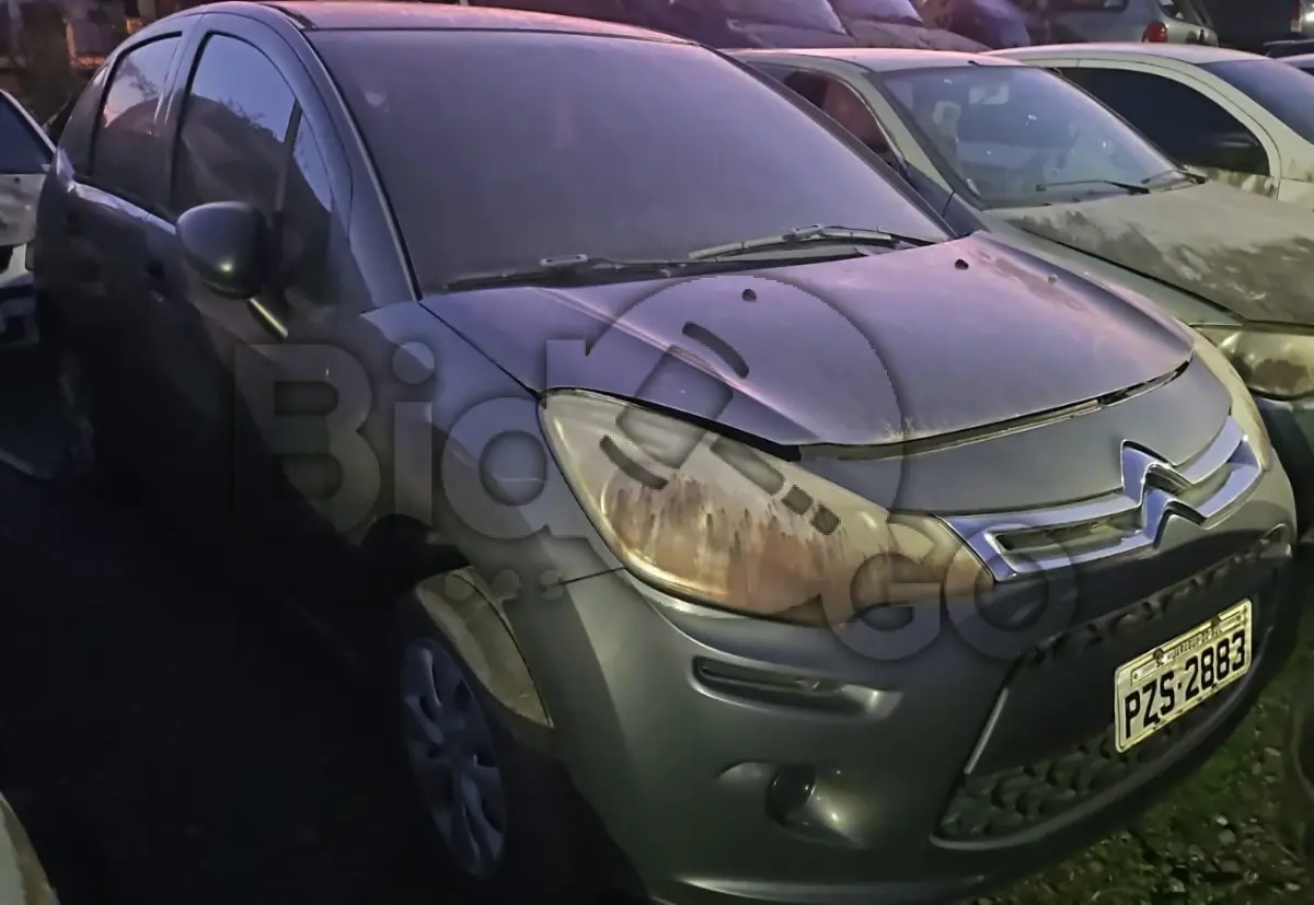 LOTE 013 - Espécie: PASSAGEIRO / Marca: CITROEN / Modelo: C3 PTECH M ORIG / Placa: PZS2883 / UF: SC / Município: Jaraguá do Sul / Ano fabricação: 2017 / Ano modelo: 2018 / Cor: CINZA / Chassi: 935SLHMZ1JB505555 / Motor: 10B2120015252 / RENAVAM: 1120900570