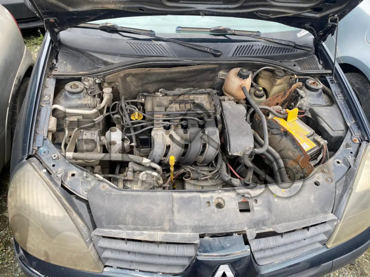 LOTE 016 - SUCATA COM MOTOR SERVÍVEL - Espécie: PASSAGEIRO / Marca: RENAULT / Modelo: CLIO EXP 10 16VS / Placa: MCV6H36 / UF: SC / Município: Itajaí / Ano fabricação: 2004 / Ano modelo: 2005 / Cor: VERDE / Chassi: 93YLB06155J536098 / Motor: D4DA700Q084946 / RENAVAM: 00835246272