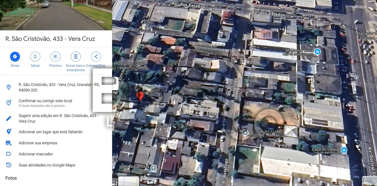 LOTE 001 - Natureza: Urbano / Tipo de imóvel: Casa / Matrícula: 4210 / Rip: 8683000245008 /Descrição: LOCALIZADO NA RUA SÃO CRISTOVÃO, 443, VILA BRANCA, GRAVATAÍ - RS