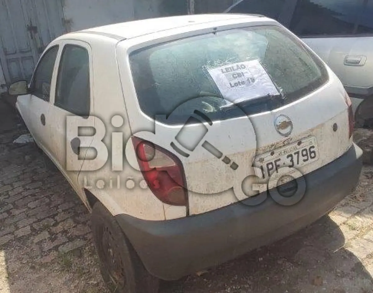 LOTE 019 - GM Celta Spirit, Placa: IPF3796, Ano/Modelo: 2008/2009, Renavam: 987466410, C/ motor.