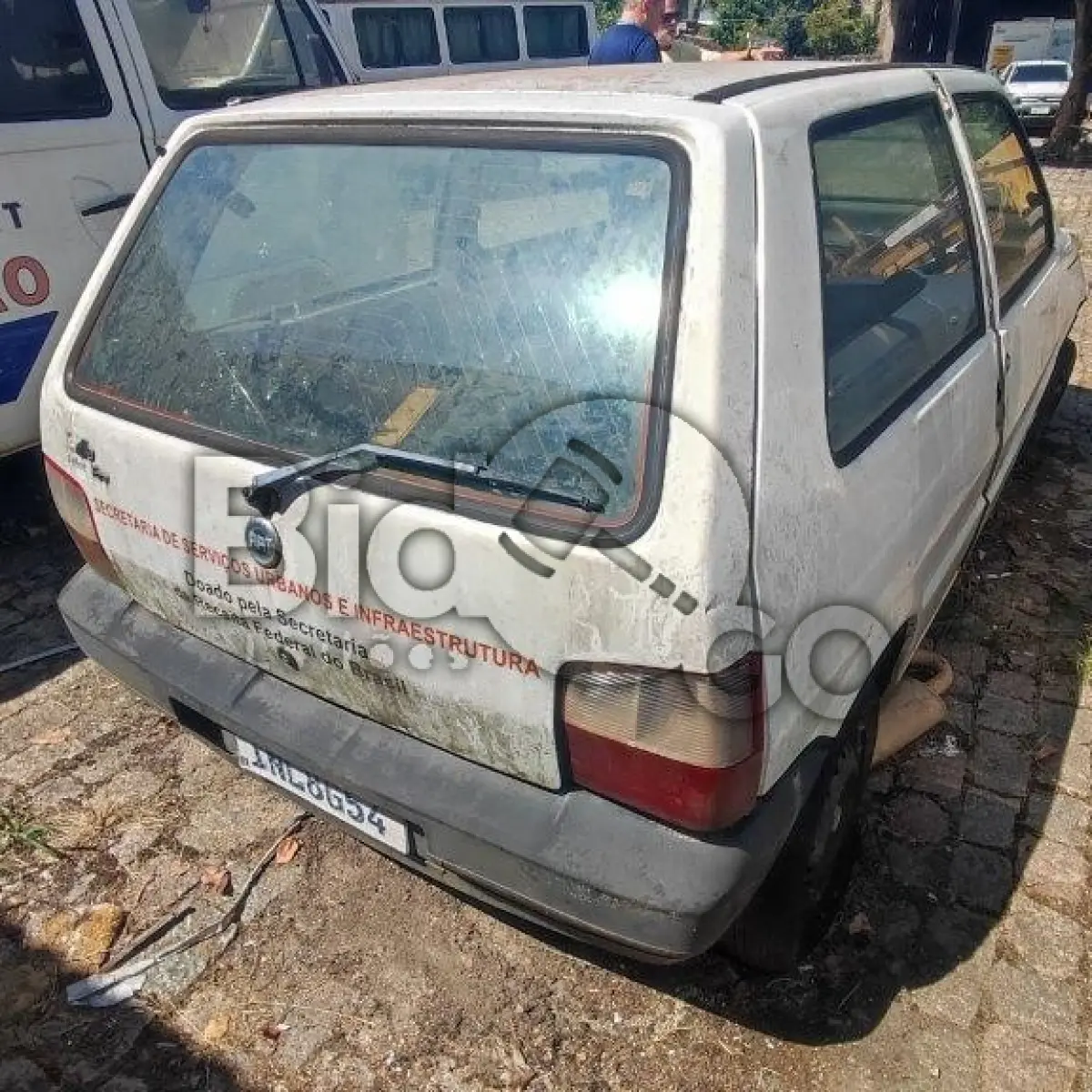 LOTE 012 - FIAT Uno Mille Fire Flex, Placa: INL8G54, Ano/Modelo: 2006/2007, Renavam: 902053345, C/ motor.
