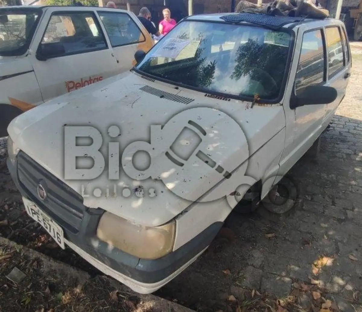 LOTE 020 - FIAT Uno Mille Economy, Placa: IPE6716, Ano/Modelo: 2008/2009, Renavam: 986139696, C/ motor.