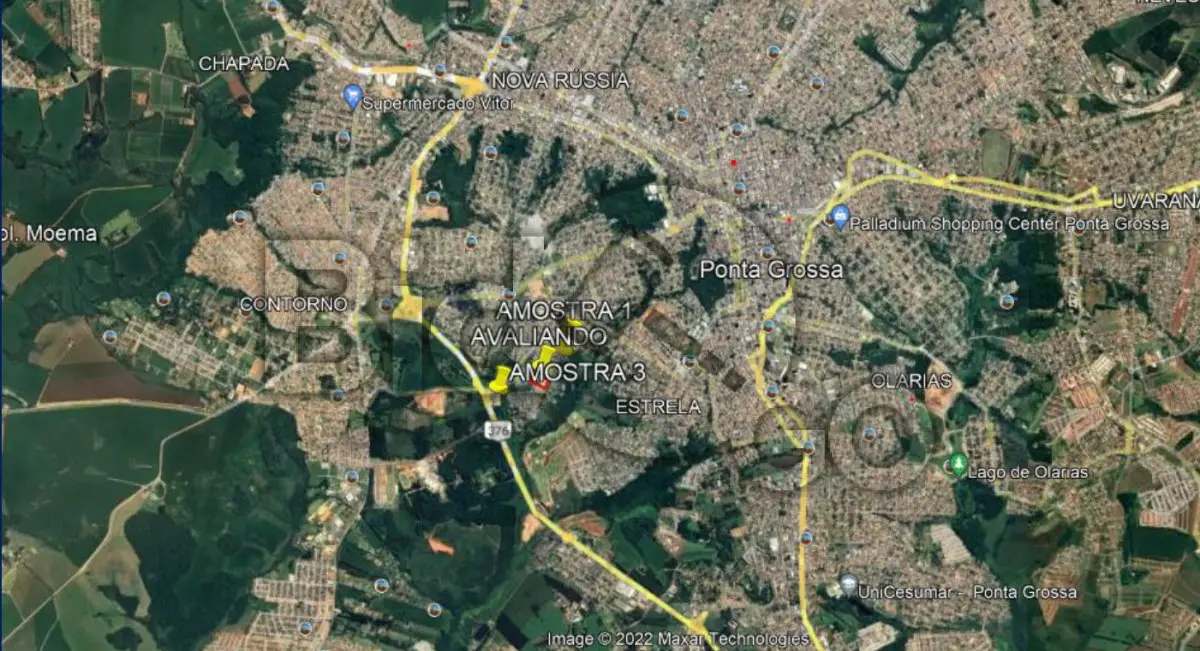 LOTE 001 - TERRENO EM PONTA GROSSA DE 17.093,75 m²