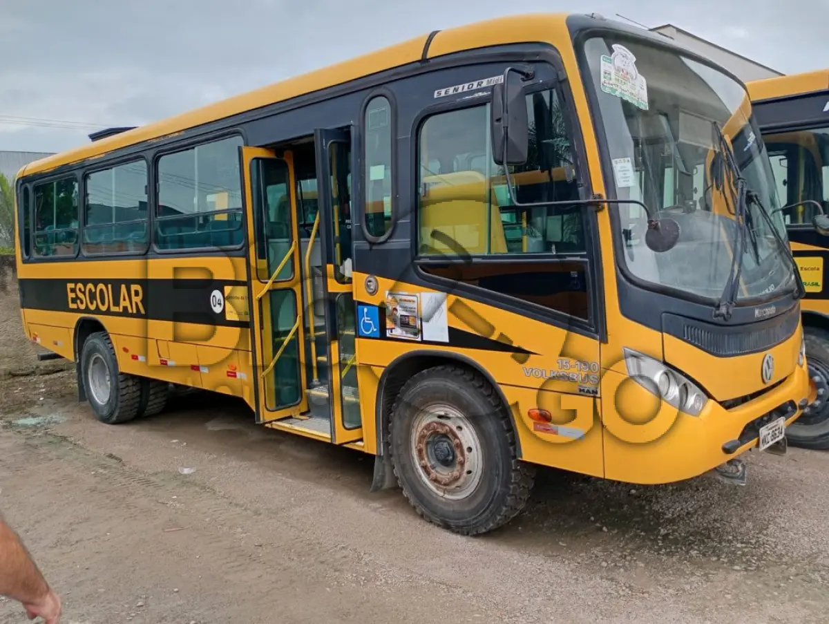 LOTE 012 - Ônibus VW/15.190 EOD ESCOLAR HD, Fabricação/Modelo: 2012/2012