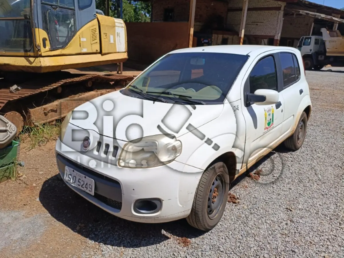 LOTE 005 - AUTOMOVEL FIAT/UNO ECONOMY, Ano/modelo: 2011/2012