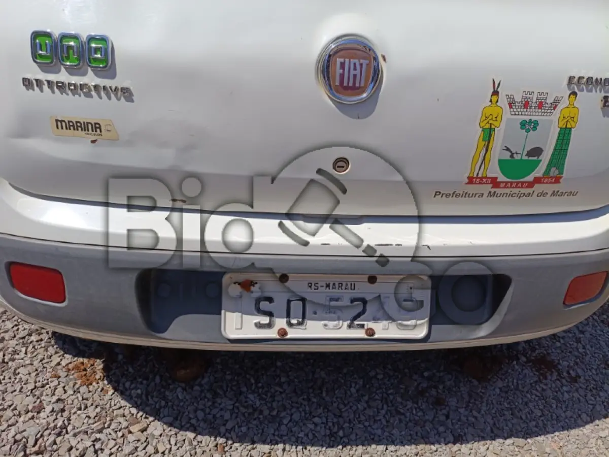 LOTE 005 - AUTOMOVEL FIAT/UNO ECONOMY, Ano/modelo: 2011/2012