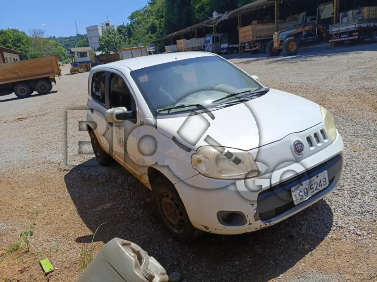 LOTE 005 - AUTOMOVEL FIAT/UNO ECONOMY, Ano/modelo: 2011/2012