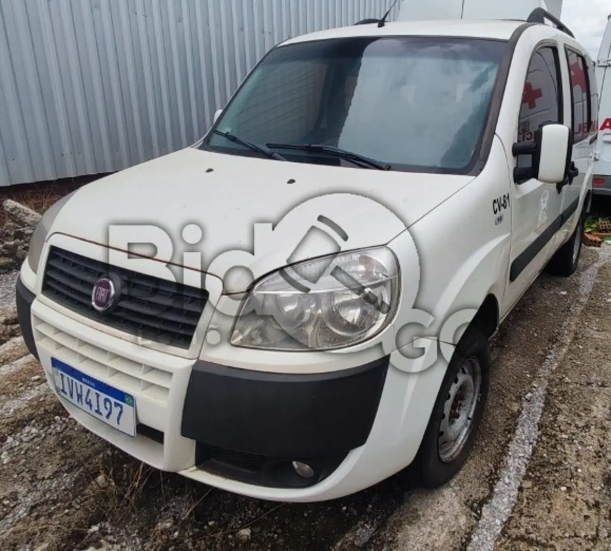 LOTE 007 - AUTOMOVEL FIAT/DOBLO ESSENCE 1.8, Ano/modelo: 2014/2014