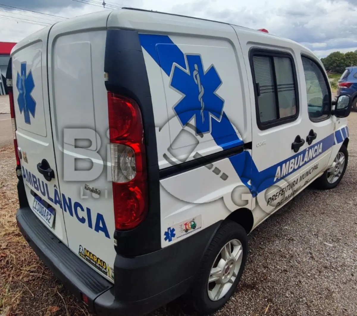LOTE 010 - AMBULÃNCIA FIAT/DOBLO C F TCA AMB, Ano/modelo: 2011/2012