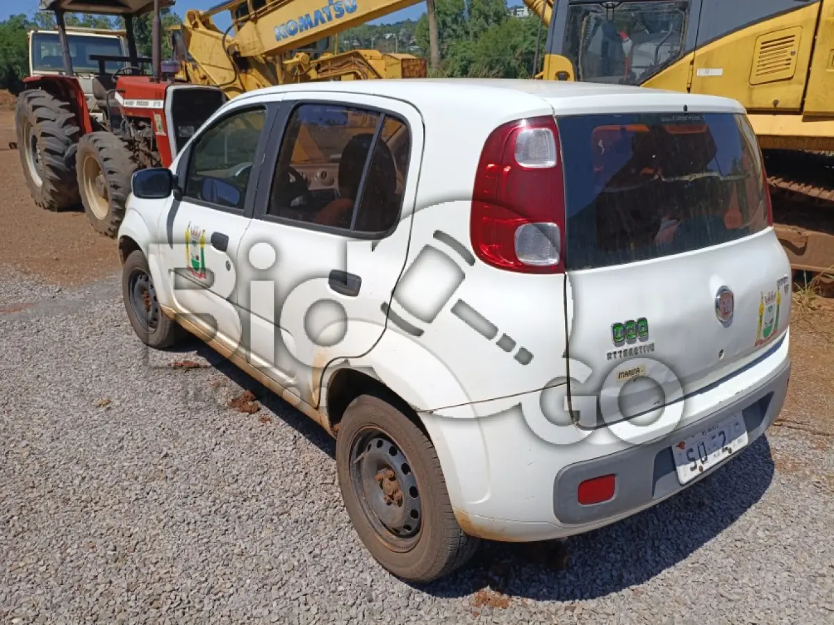 LOTE 005 - AUTOMOVEL FIAT/UNO ECONOMY, Ano/modelo: 2011/2012