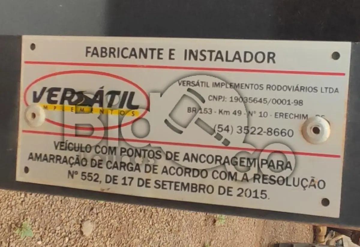 LOTE 001 - CARROCERIA METALICA MEDINDO 3x2,15 metros