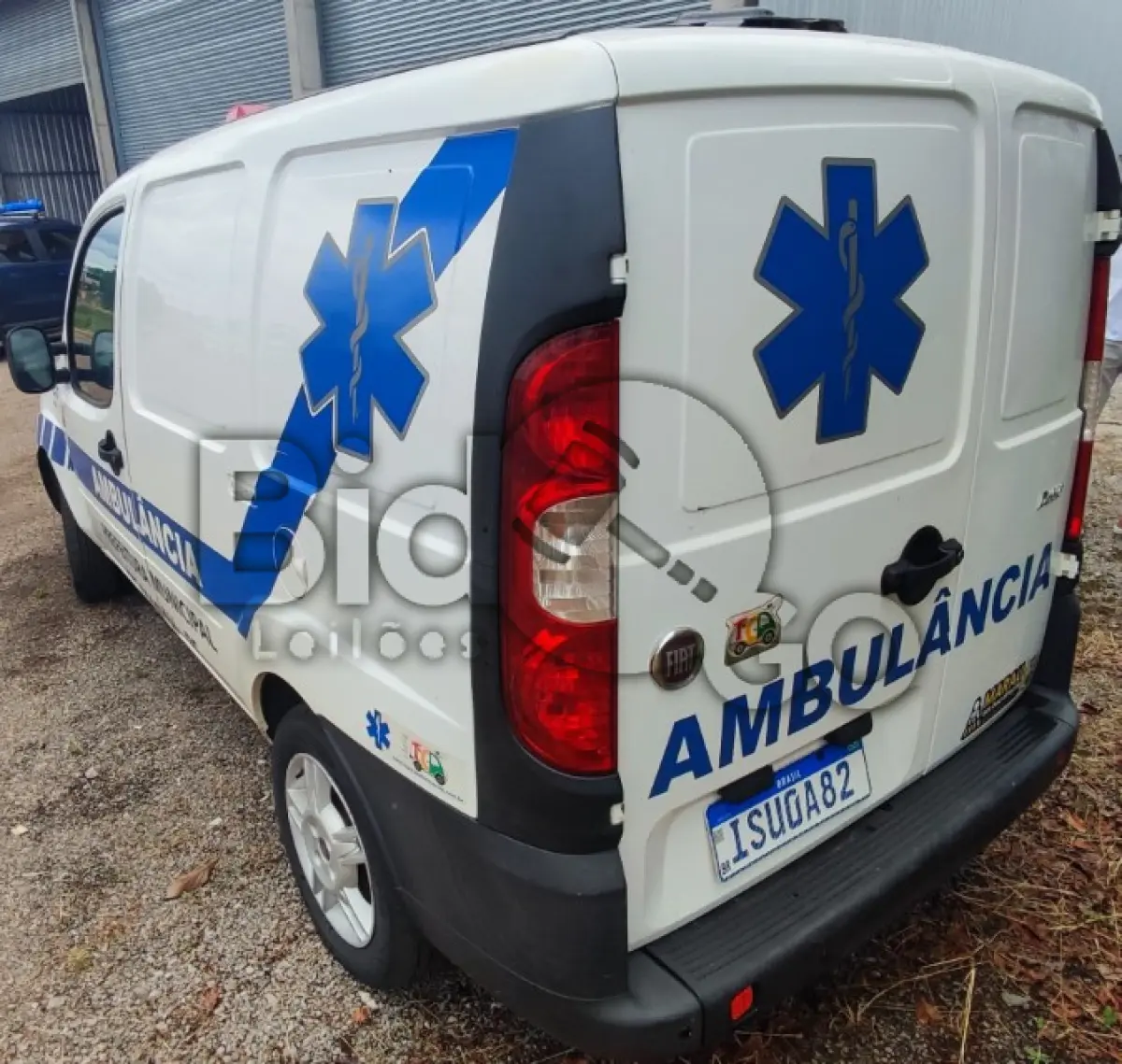 LOTE 010 - AMBULÃNCIA FIAT/DOBLO C F TCA AMB, Ano/modelo: 2011/2012