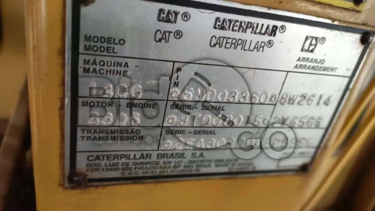 LOTE 020 - MOTONIVELADORA Caterpillar 140 G