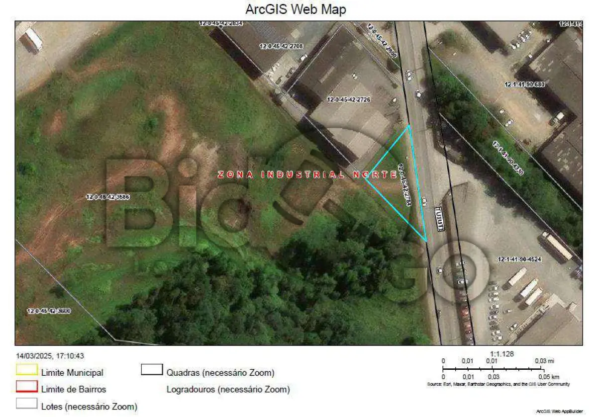 Imóvel situado na rua tuiuti, s/n - bairro zona industrial norte, joinville /sc - terreno com área de 750,34m², sem benfeitorias.