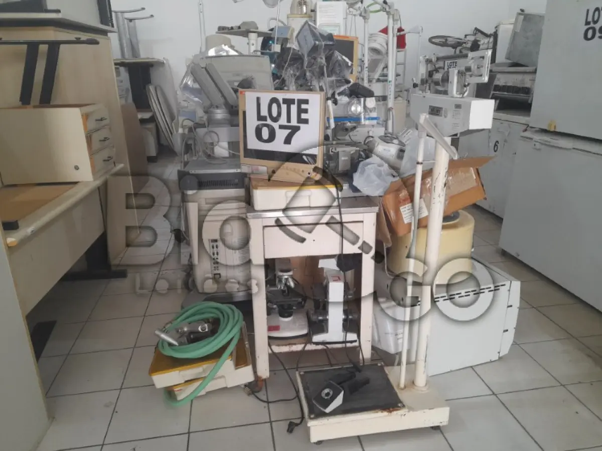 LOTE 007 - DIVERSOS MATERIAIS HOSPITALARES