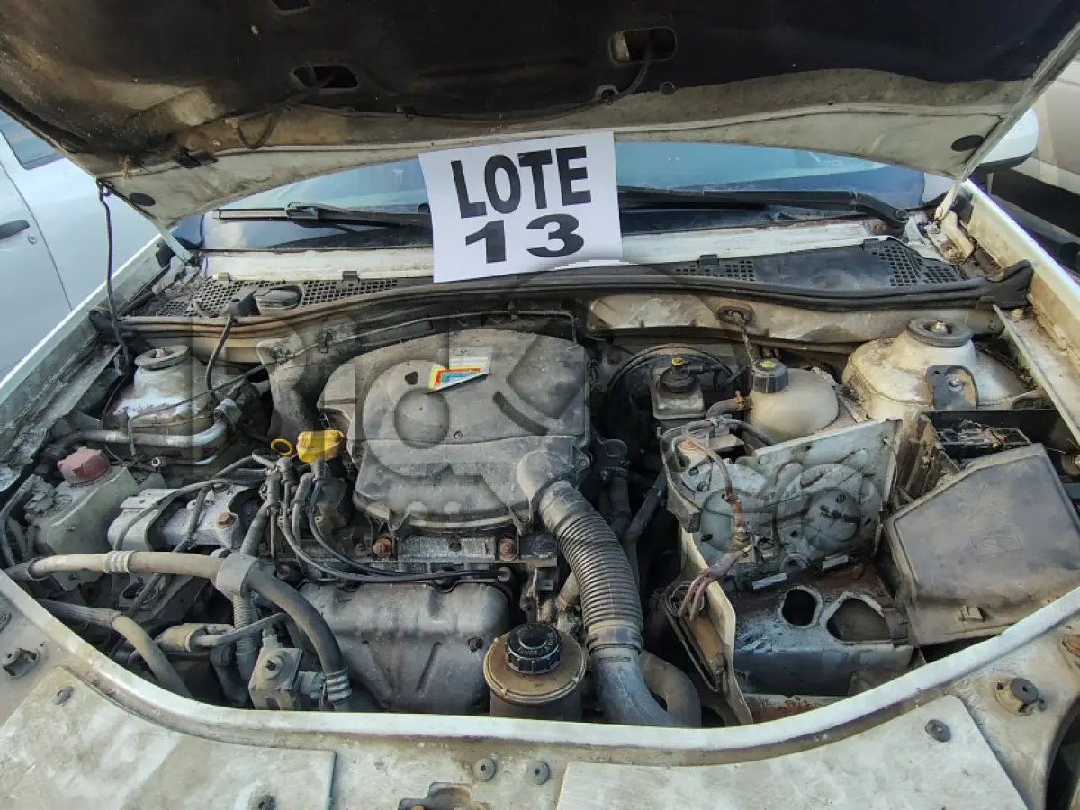 LOTE 013 - RENAULT/SANDERO EXP 16HP (MOTOR INCOMPLETO), FAB/MOD: 2014/2014
