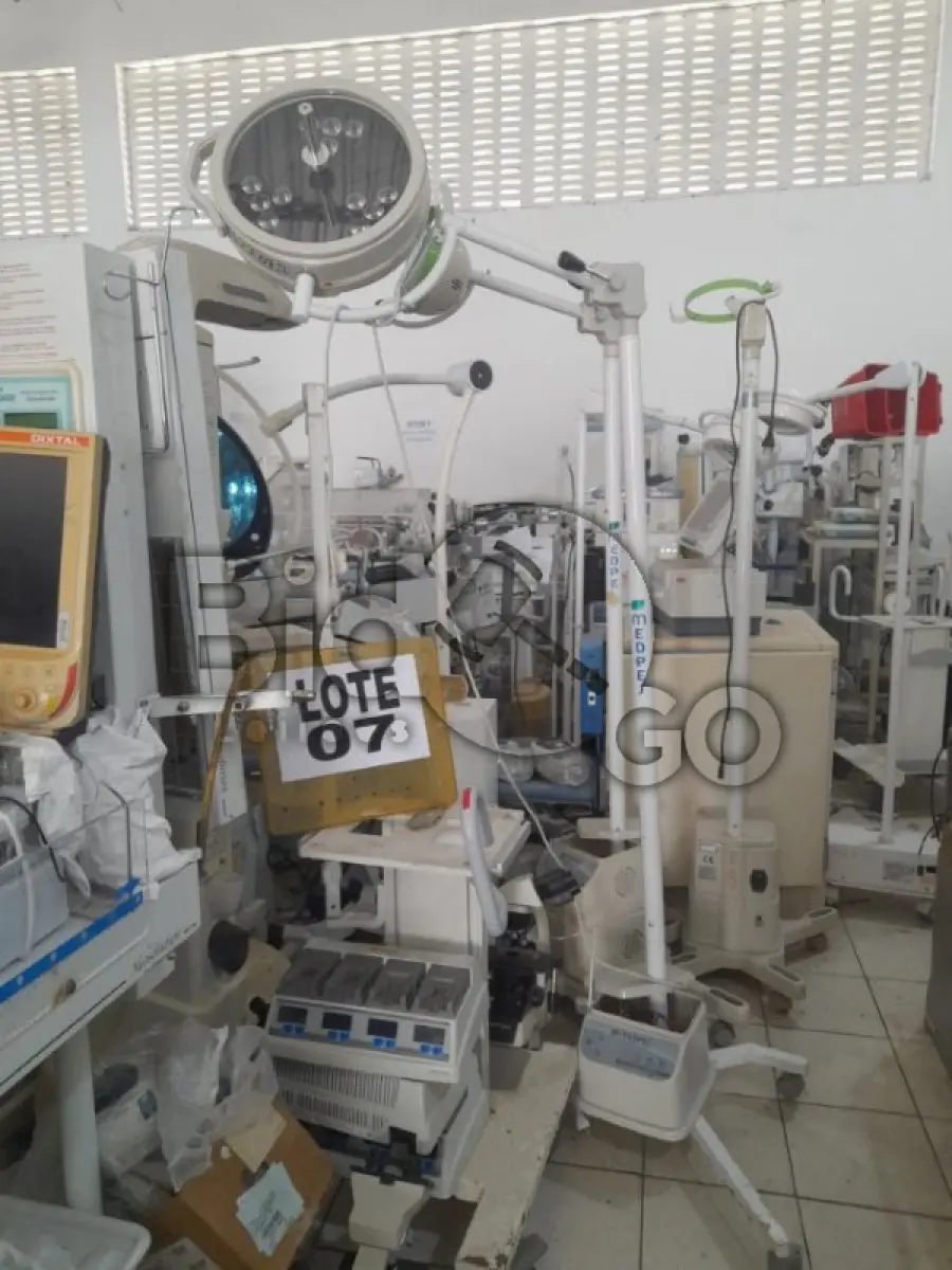 LOTE 007 - DIVERSOS MATERIAIS HOSPITALARES