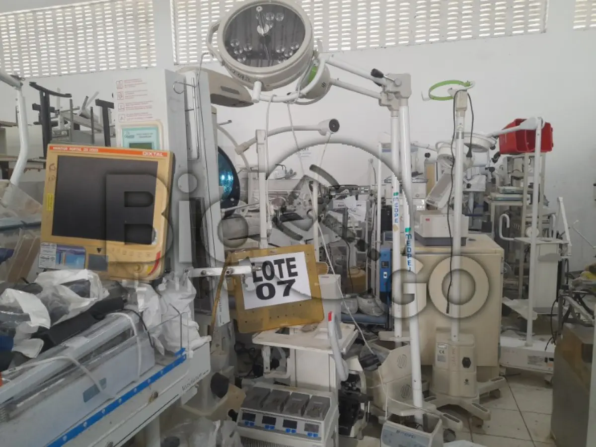 LOTE 007 - DIVERSOS MATERIAIS HOSPITALARES