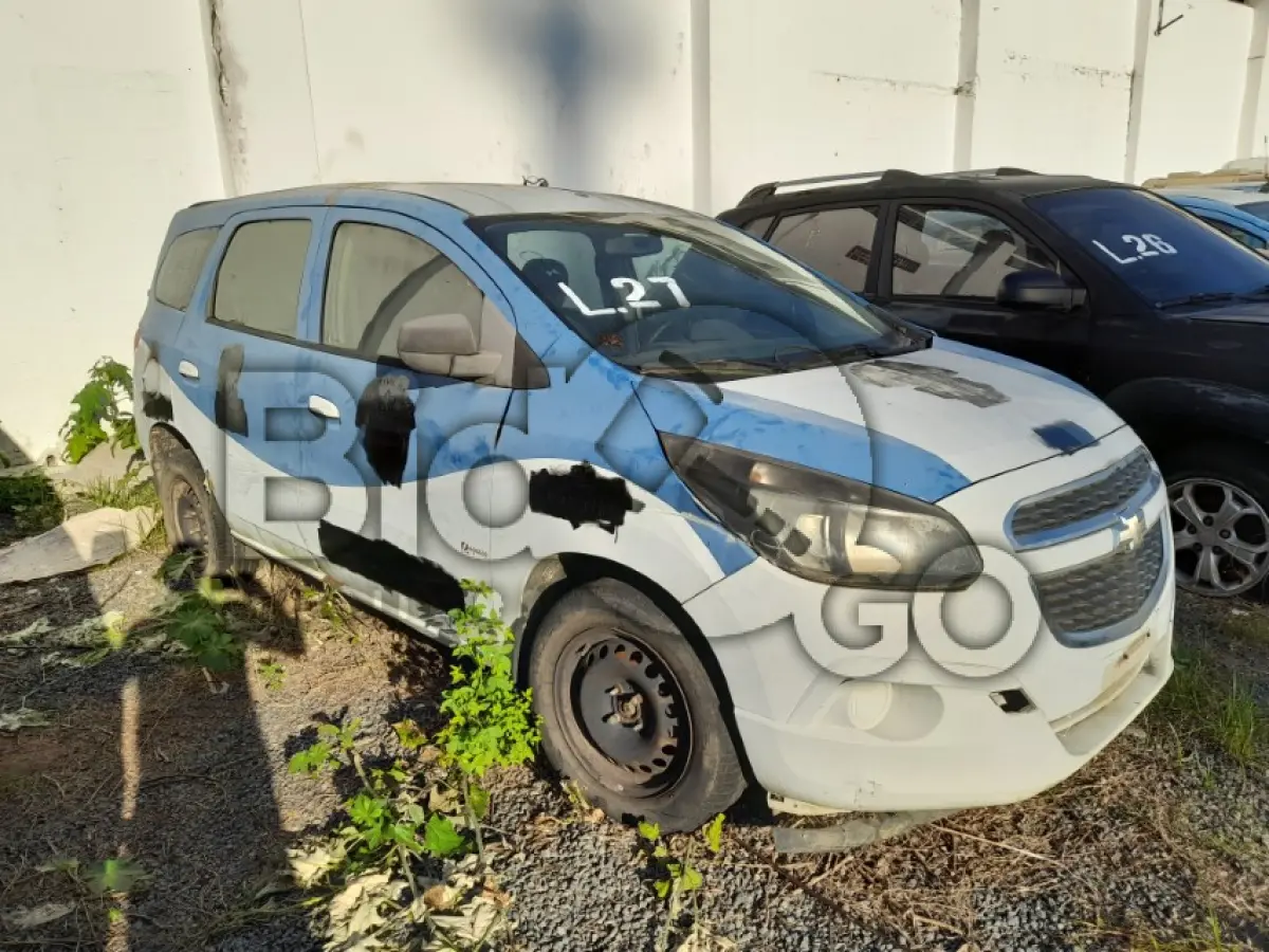 LOTE 027 - CHEV/SPIN 1.8L MT LS E (MOTOR INCOMPLETO), FAB/MOD: 2016/2017