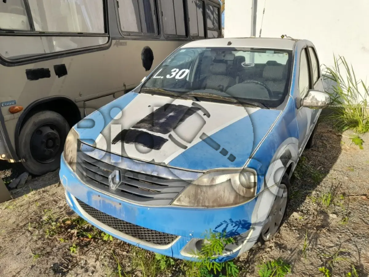 LOTE 030 - RENAULT/LOGAN EXP 1016V (MOTOR INCOMPLETO), FAB/MOD: 2013/2013