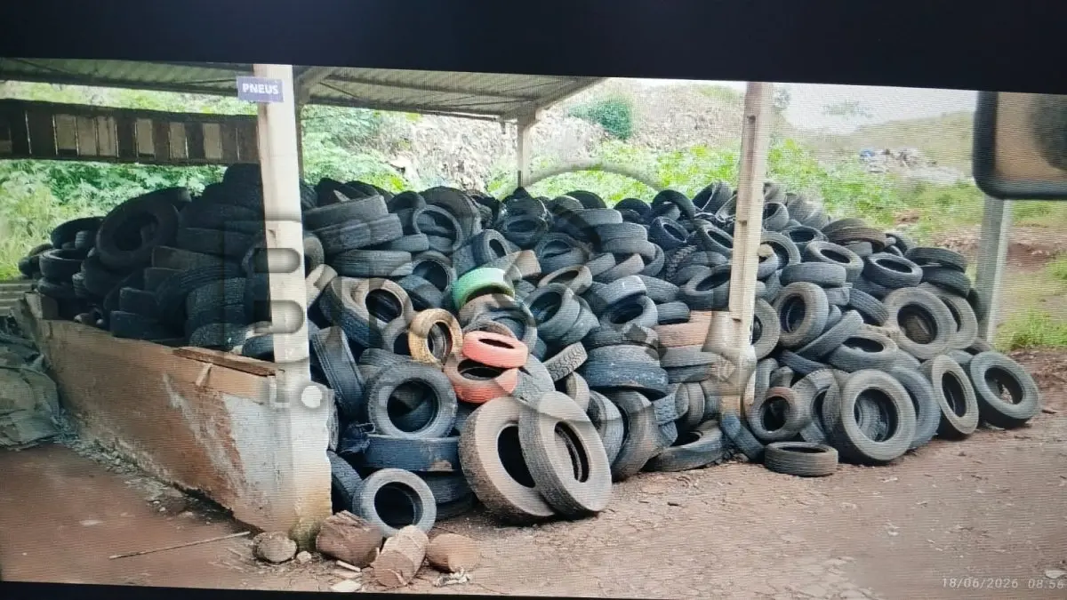 LOTE 001 - PNEUS VARIADOS EM TORNO DE 1500 UNIDADES