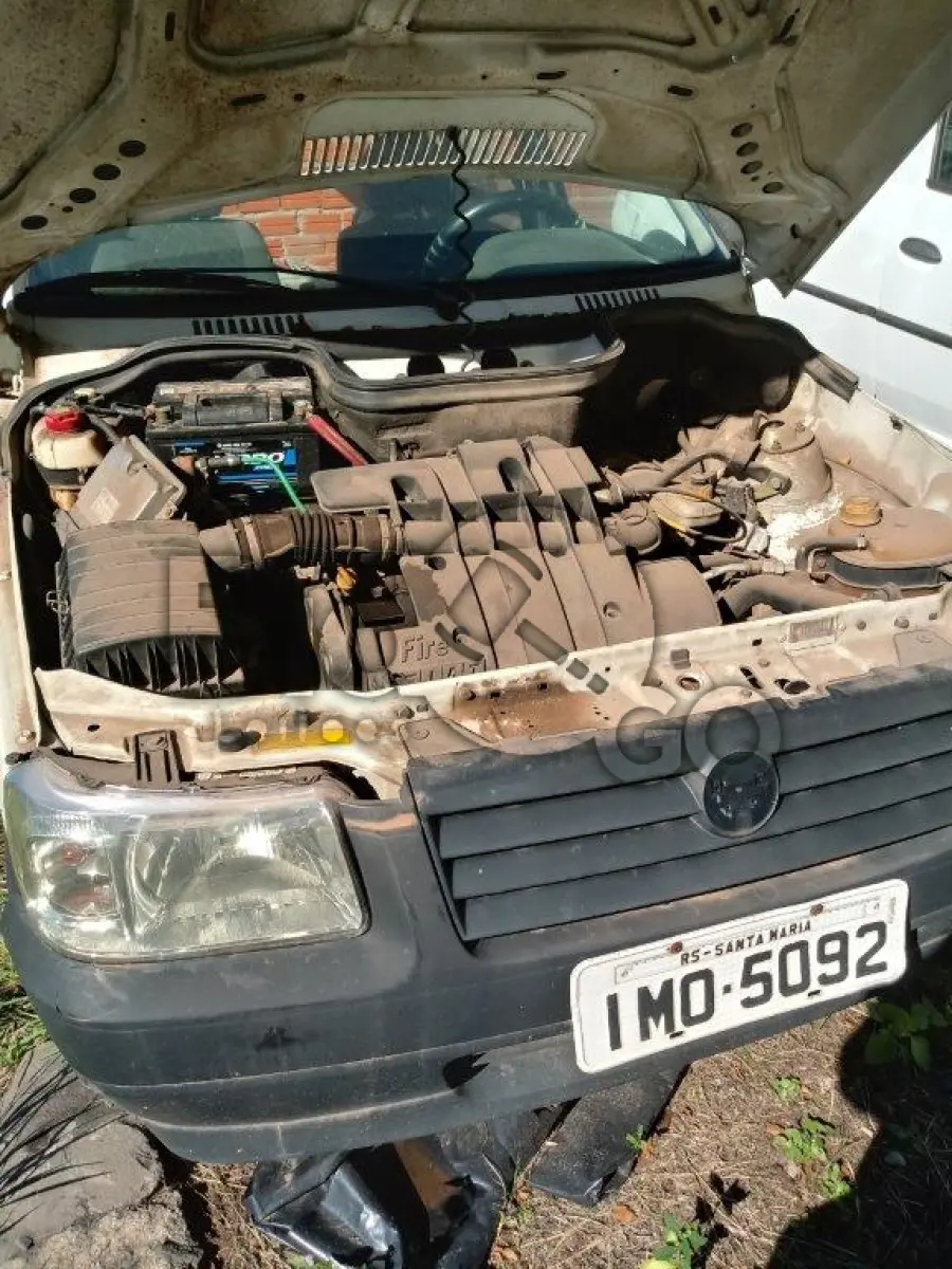 LOTE 003 - Automóvel FIAT/UNO MILLE FIRE FLEX,Ano/modelo: 2005/2006