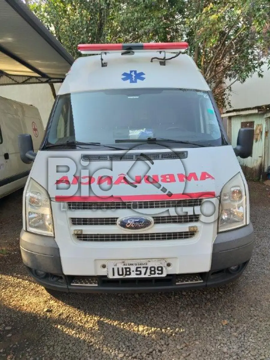 LOTE 007 - AMBULÂNCIA FORD TRANSIT TCA AMB - ANO/MODELO 2012 -