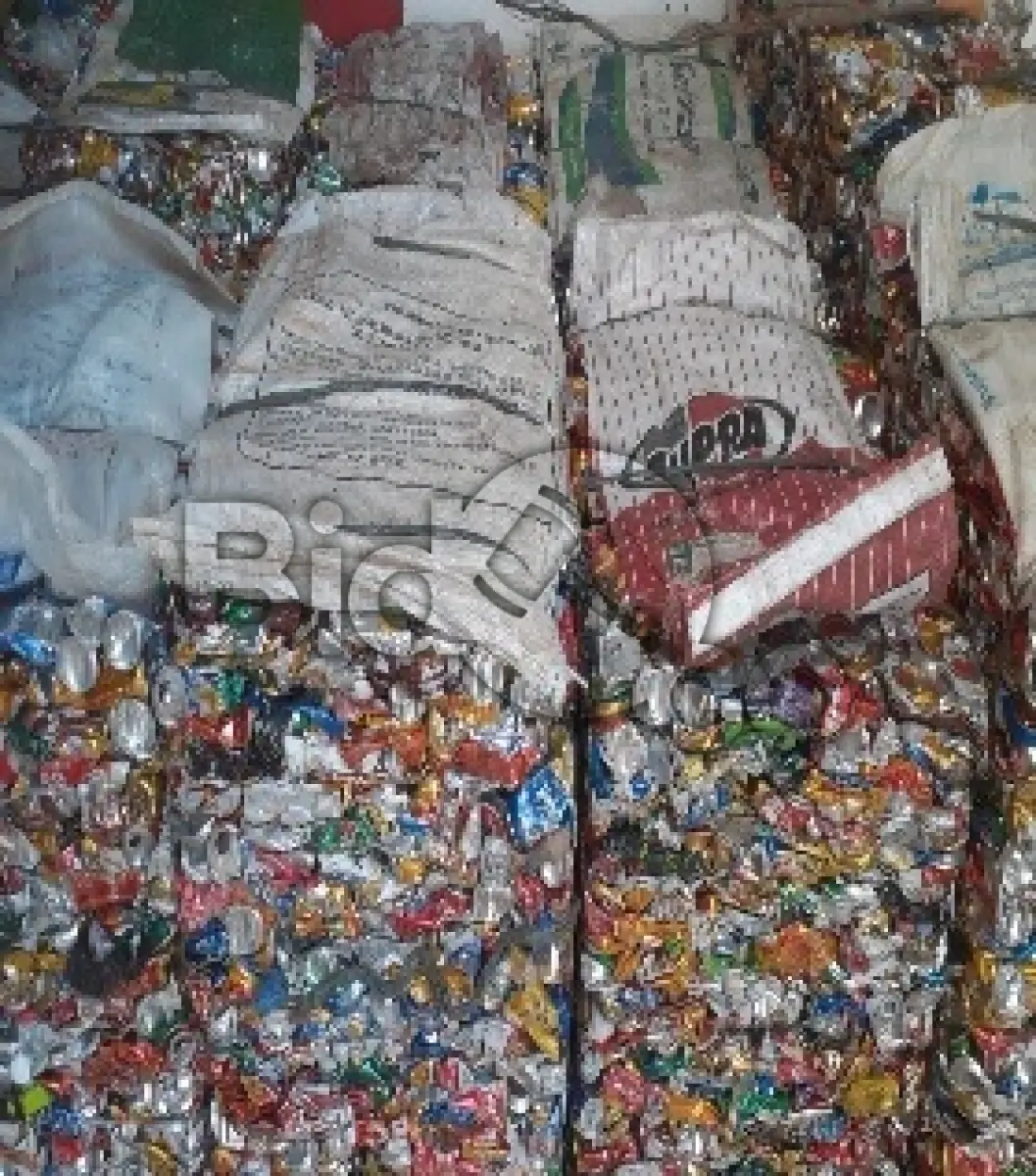 LOTE 002 - LATAS DE ALUMÍNIO (FARDOS) 1.200Kg