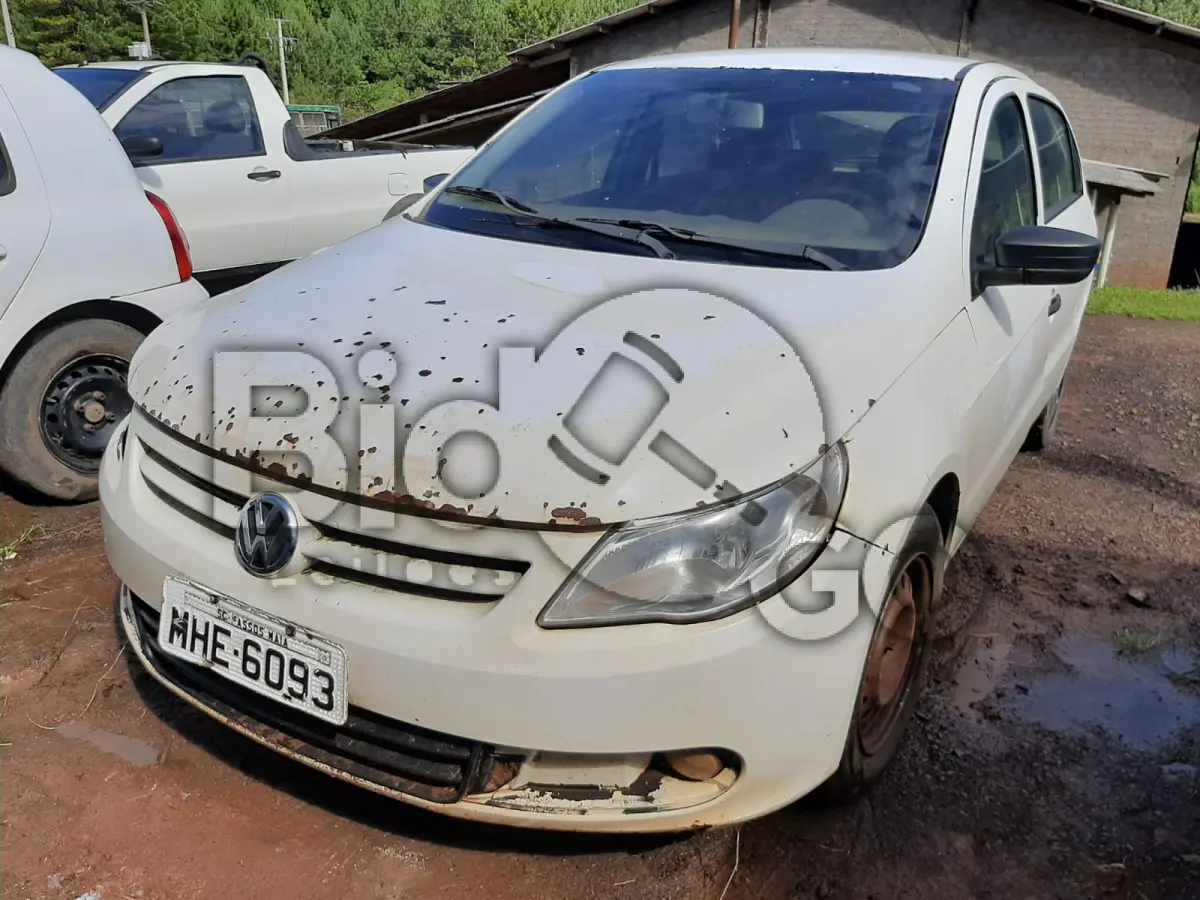 LOTE 012 - AUTOMOVEL VW/GOL 1.0, Fabricação/Modelo: 2009/2009