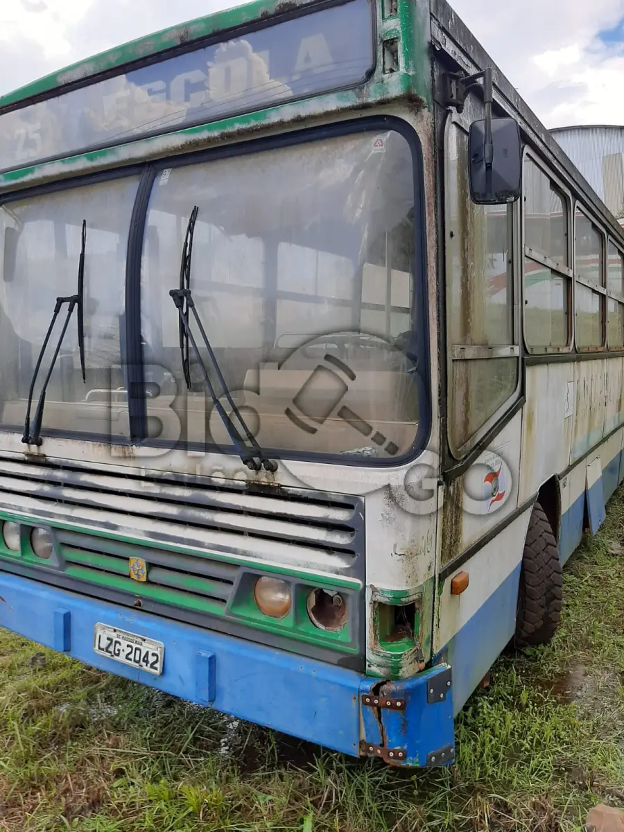 LOTE 007 - ONIBUS M.BENZ/OF 1315, 43 Lugares, Fabricação/Modelo: 1990/1991
