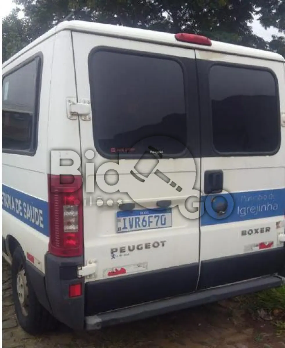 LOTE 001 - Peugeot Boxer 2.3, ano/modelo 2014/2014