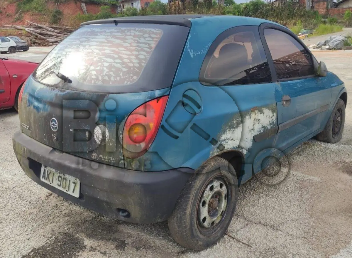 LOTE 023 - Espécie: PASSAGEIRO / Marca: GM / Modelo: CELTA / Placa: AKI9017   / UF: PR /Município: Ibiporã / Ano fabricação: 2002 / Ano modelo: 2002 / Cor: VERDE / Chassi: 9BGRD08Z02G147056 / Motor: DJ0105788 / RENAVAM: 00786038985