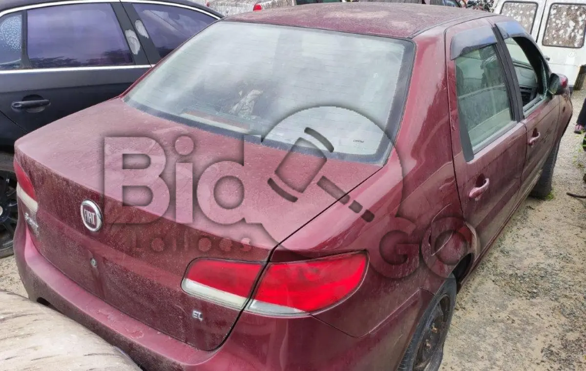 LOTE 007 - Espécie: PASSAGEIRO / Marca: I / Modelo: FIAT SIENA EL FLEX / Placa: ASF9C84   /   UF:   PR   / Município: Rio Azul / Ano fabricação: 2009 / Ano modelo: 2010 / Cor: VERMELHA / Chassi: 8AP17202LA2099087  / Motor: 310A10119285327 / RENAVAM: 00194760685