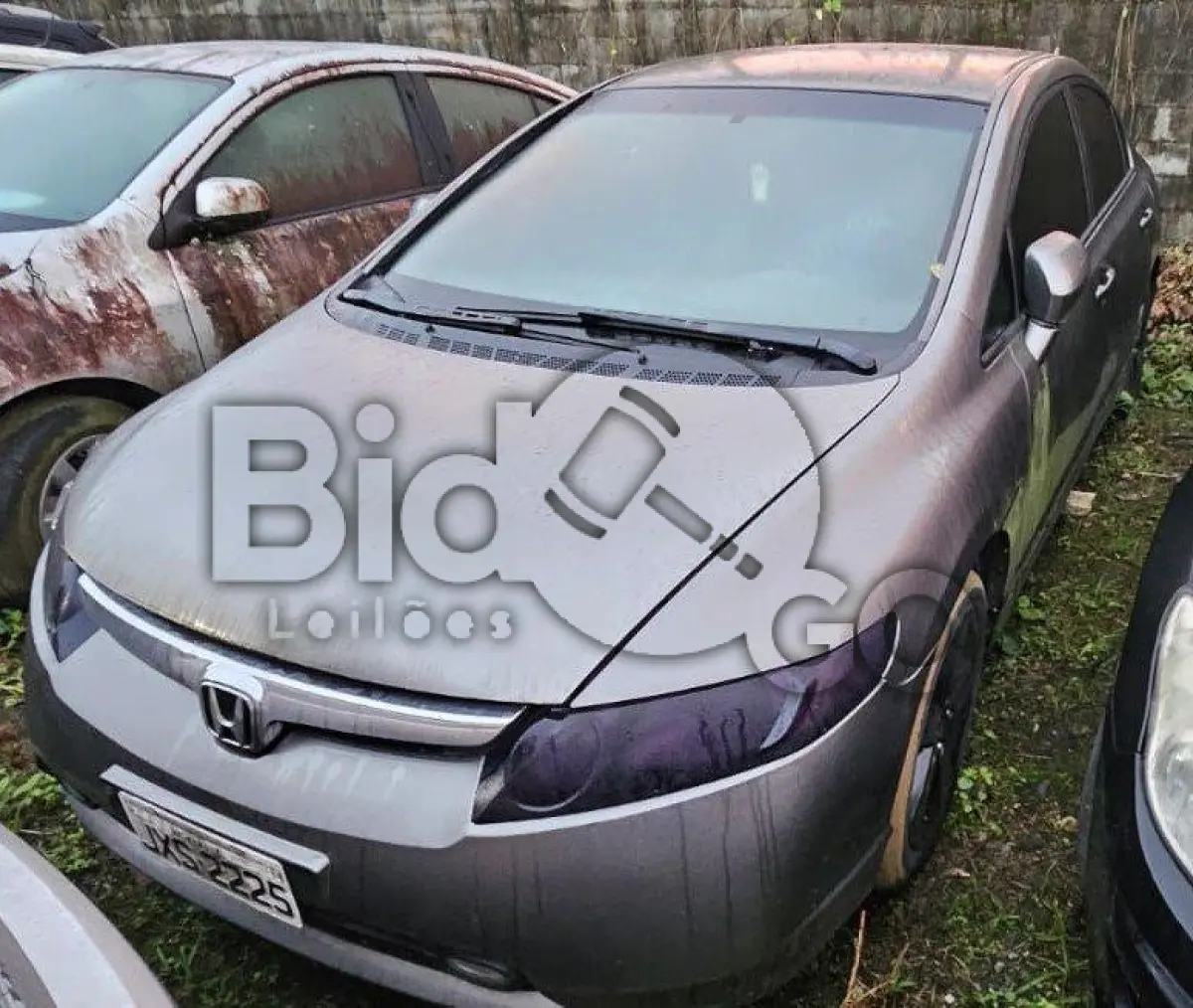 LOTE 019 - Espécie: PASSAGEIRO / Marca: HONDA / Modelo: CIVIC LXS / Placa: JXS2225 / UF: AM / Município: Manaus / Ano fabricação: 2006 / Ano modelo: 2007 / Cor: CINZA / Chassi: 93HFA15307Z100948 / Motor: R18A17Z100925 / RENAVAM: 00884364801