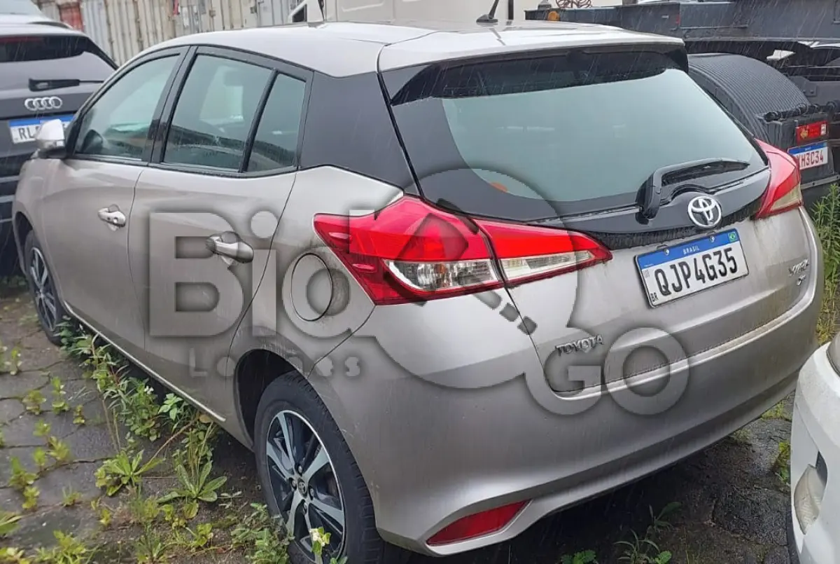LOTE 010 - YARIS HB XS 15 AT / Ano fabricação: 2019 / Ano modelo: 2019 / Cor: PRATA
