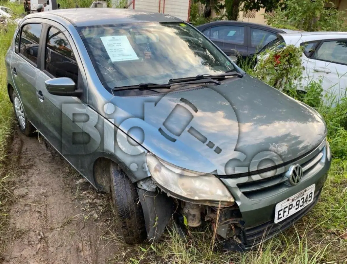 LOTE 012 - Espécie: PASSAGEIRO / Marca: VW / Modelo: GOL 1.0 / Placa: EFP9349 / UF: SC / Município: Joinville / Ano fabricação: 2008 / Ano modelo: 2009 / Cor: CINZA / Chassi: 9BWAA05U79P032967 / Motor: CCN725012 / RENAVAM: 00115650687