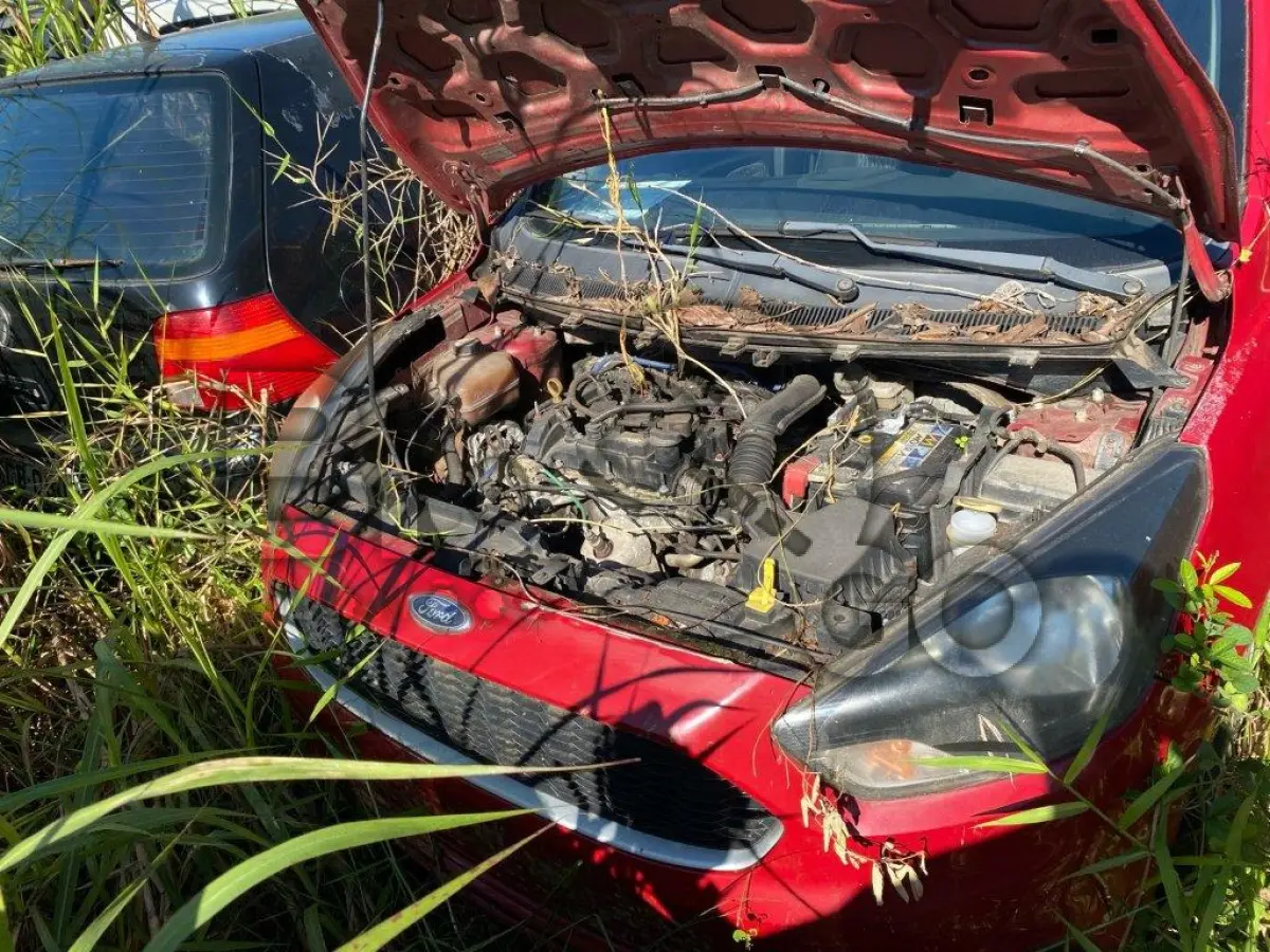 LOTE 014 - Espécie: AUTOMOVEL / Marca: FORD / Modelo: KA SE 1.0 HA / Placa: MMC0687 / UF: SC / Município: Joinville / Ano fabricação: 2014 / Ano modelo: 2015 / Cor: VERMELHA / Chassi: 9BFZH55LXF8123823 / Motor: XNKAF8123823 / RENAVAM: 1016892621
