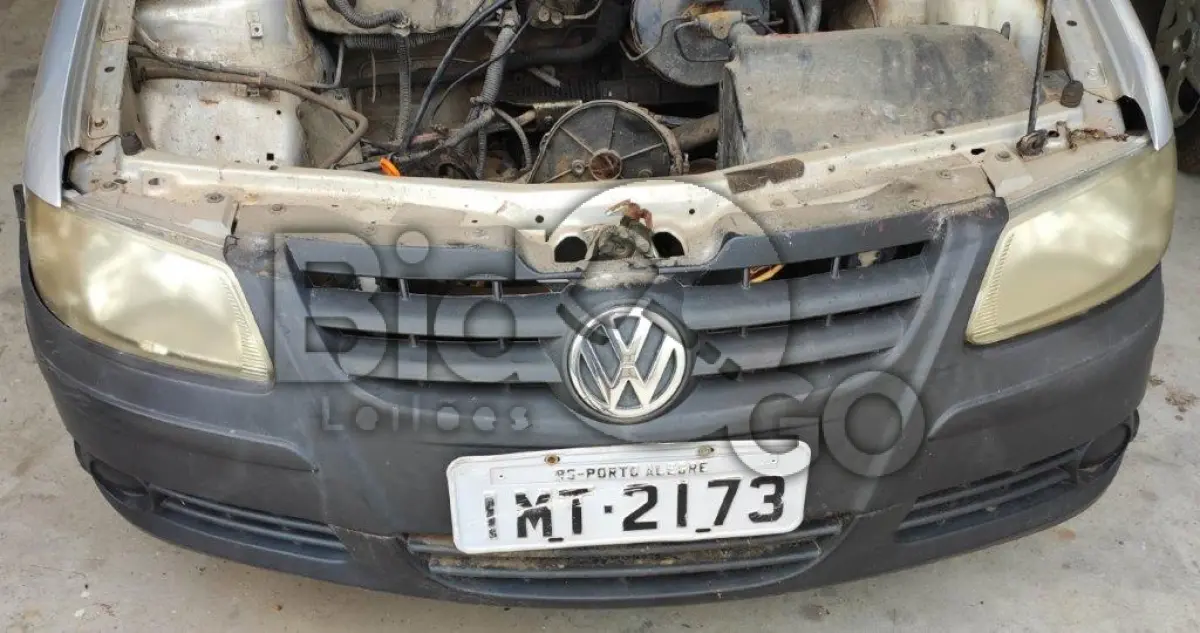 LOTE 015 - Espécie: PASSAGEIRO / Marca: VW / Modelo: GOL 1.0 / Placa: IMT2173 / UF: RS / Município: Porto Alegre / Ano fabricação: 2005 / Ano modelo: 2006 / Cor: PRATA / Chassi: 9BWCA05W06P012646 / Motor: BTY081979 / RENAVAM: 00867861835 *AFETADO POR ENCHENTE